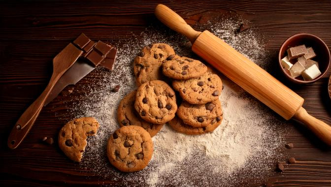 Recette de Cookies gourmands aux pépites de chocolat Daniel Stoffel