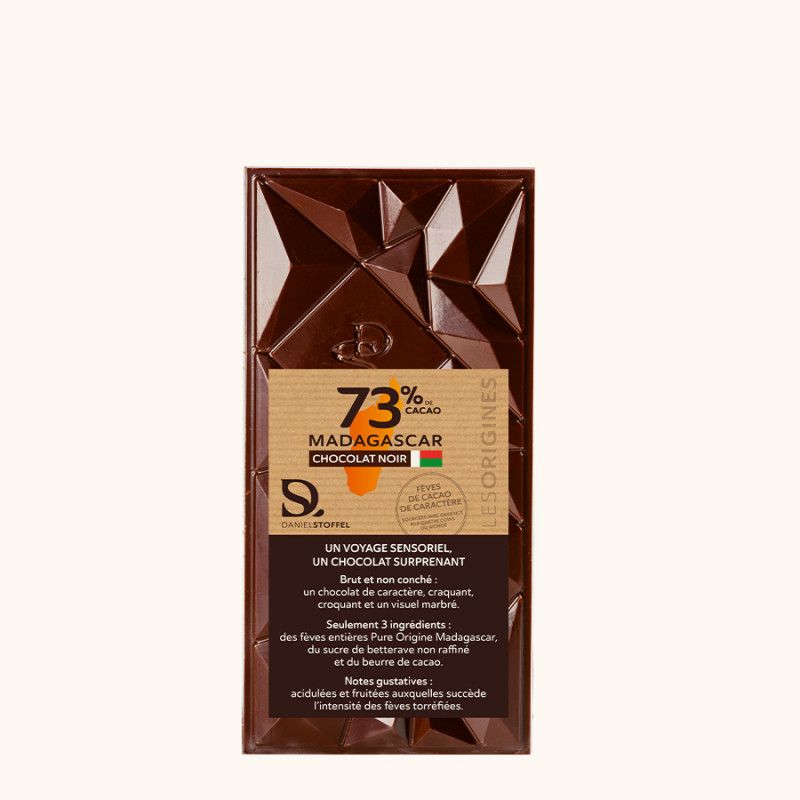 Tablette Madagascar chocolat noir 73%