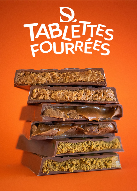 TABLETTE FOURREES